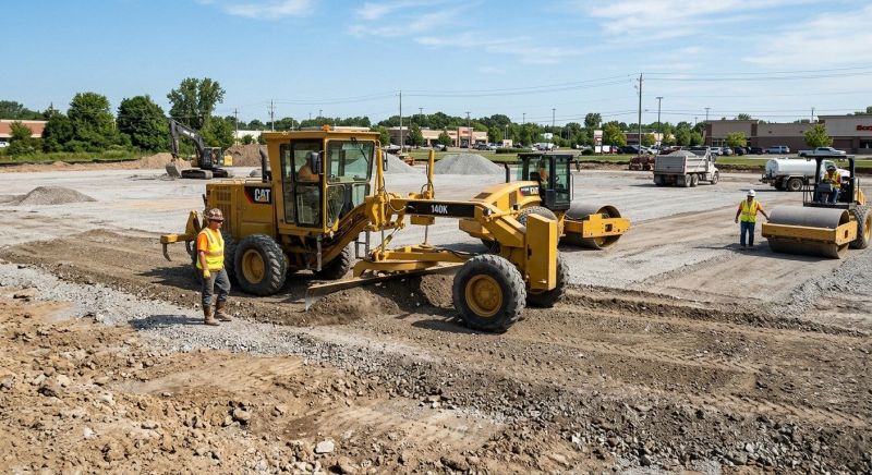Parking Lot Gravel Repair in Katy, TX